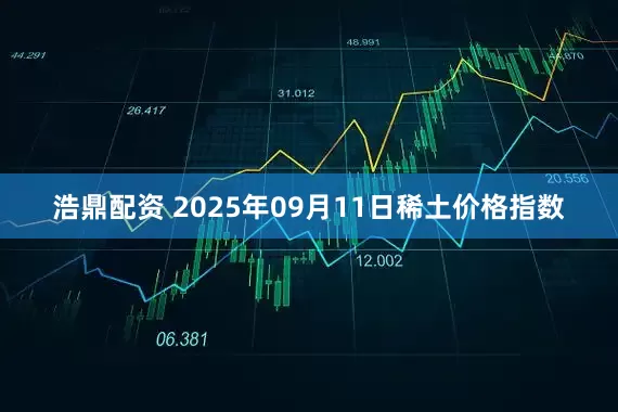 浩鼎配资 2025年09月11日稀土价格指数